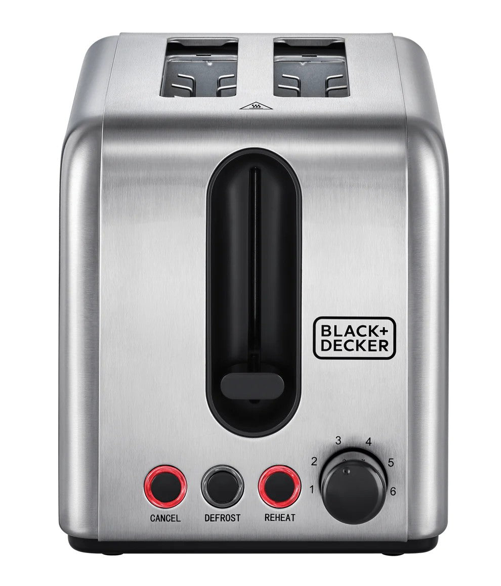 Black+Decker ET244-85 Stainless Steel Toaster for Perfect Toast Every Time
