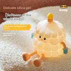 Creative glow, peaceful sleep, small lamp shines with gentle warmth.