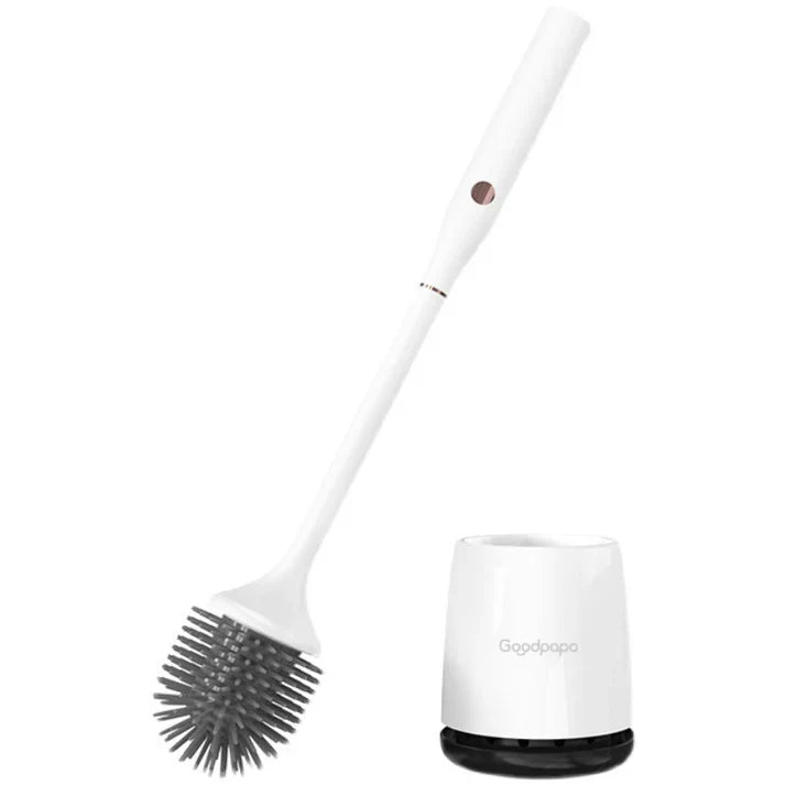 Wireless electric toilet brush, powerful, efficient, rechargeable, hygienic, easy cleaning.