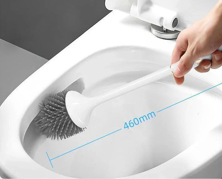 Wireless electric toilet brush, powerful, efficient, rechargeable, hygienic, easy cleaning.